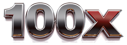 100x logo